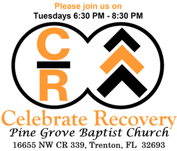 Celebrate Recovery At Pine Grove Baptist Church Trenton, Fl Logo